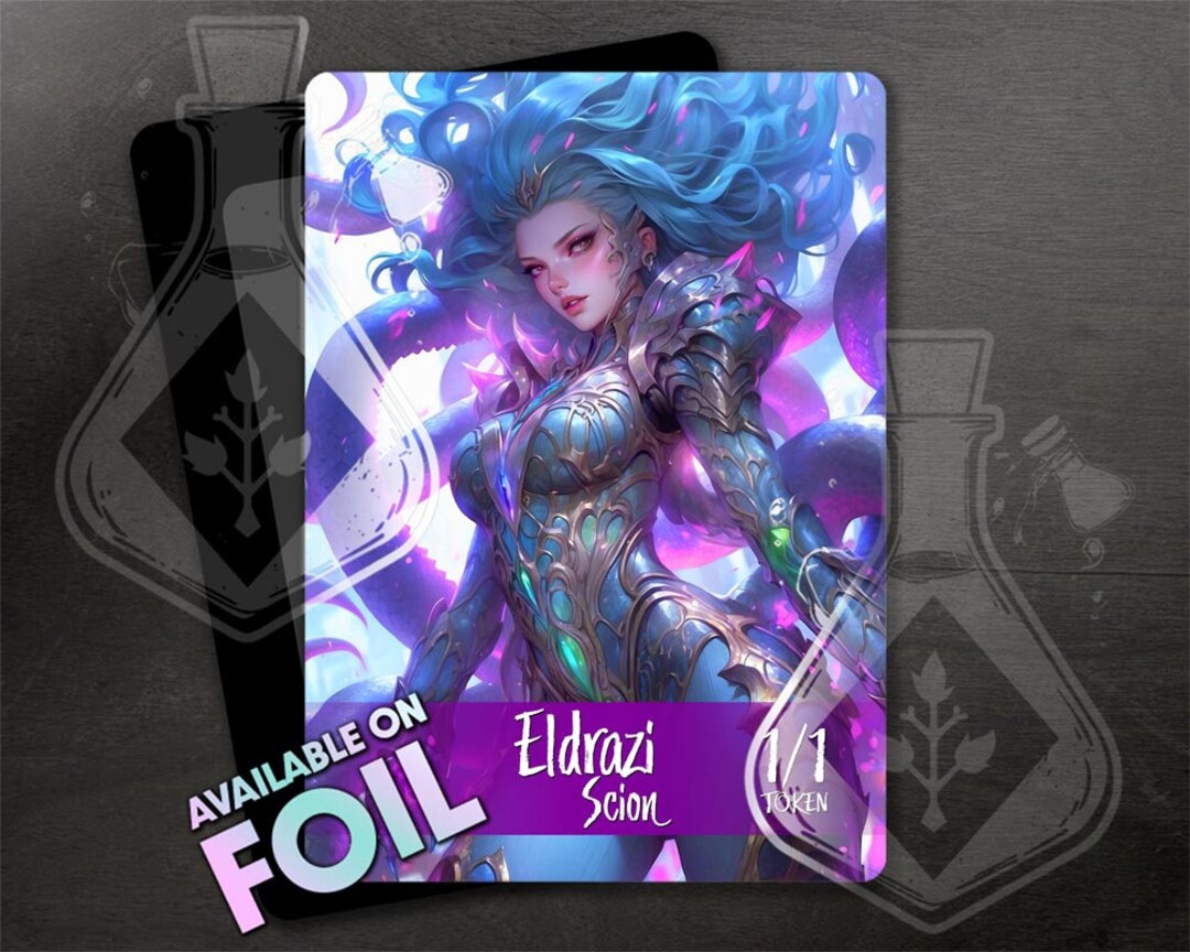 Eldrazi Scion Token for TCG - Full Custom Art - Anime Waifu - Beautiful ...
