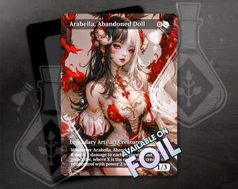 MTG Arabella Abandoned Doll Foil W/ Borders Regular Signed #24 No