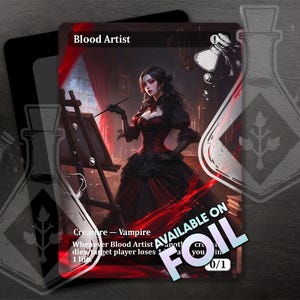 Blood Artist - geweldige alternatieve volledige aangepaste kunst - nachtelijk meesterwerk: betoverende vampierkunsten - Anime Waifu