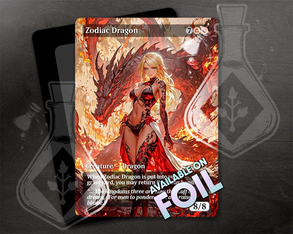 Zodiac Dragon Mtg - Etsy