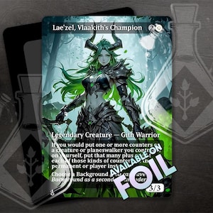 Lae'zel, Campeão de Vlaakith - Linda Arte Alternativa Completa Personalizada - Majestic Combatant: O Belo Campeão Prevalece - Waifu Anime
