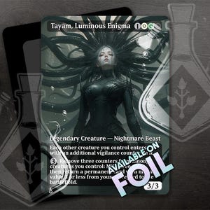 Tayam, Luminous Enigma - Arte alternativa completamente personalizzata VERSIONE HORROR - Creatura terrificante e affascinante: la bellezza incontra il terrore