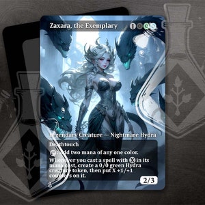 Zaxara, l'exemplaire exemplaire - Artwork personnalisé complet alternatif - monarque Regal Hydra : imposer le respect avec élégance - Waifu