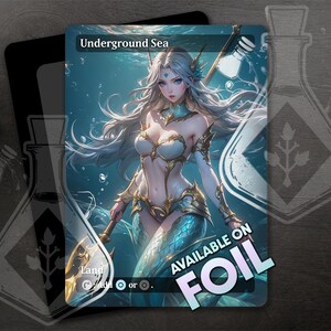 Untergrundsee - Wunderschöne Alternative, Full Custom Kunst - Voidborn Sirene: Secrets Beneath the Waves - Waifu Anime