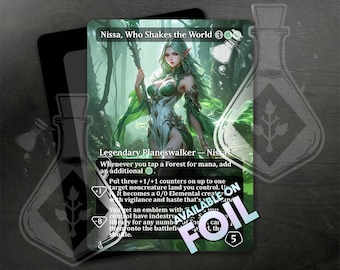 ニッサ | MTG プレイマット、TCG プレイマット、カード プレイマット