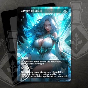 Cavern of Souls - Wunderschöne alternative Full Custom Art - Anime Cristal Goddess