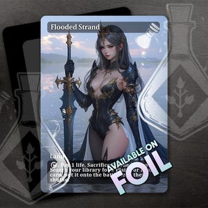 Flooded Strand - Gorgeous Alternate Full Custom Art - Gorgeous Goddess in a Strand of Fate - Waifu Anime