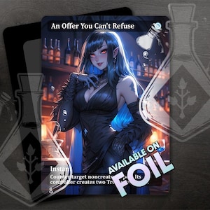 Une offre que vous ne pouvez pas refuser - magnifique autre oeuvre d'art entièrement personnalisée - belle dame invite : entrez dans son monde - anime waifu