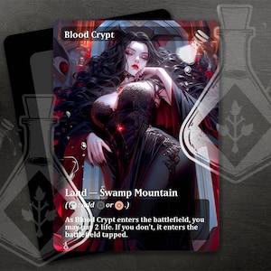 Blood Crypt - Gorgeous Alternate Full Custom Art - Anime Waifu - Eternal sleep Vampire