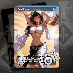 Arid Mesa - Wunderschöne Alternative, Full Custom Art - Strahlende Sand Tänzerin: Wüsten Elegance - Anime Waifu