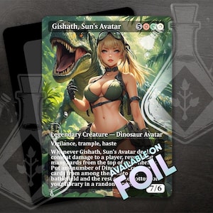Gishath, Sun's Gesichtsausdruck - Herrliche alternative voll kundenspezifische Kunst - Exquisite Dinosaur Jockey: Kommandieren und schön - Anime waifu