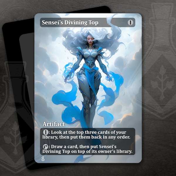 Sensei's Divining Top  - Amazing Alternate Full Custom Art - Anime Gorgeous Sky Goddess