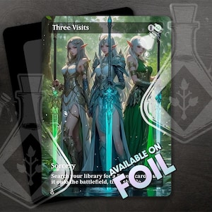 Three Visits - Piękna Alternatywna Pełna Niestandardowa Sztuka - Mystic Wardens: Protectors of the Ancient Oath - Waifu Anime