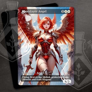 Baneslayer Angel - Linda arte alternativa completa personalizada - Celestial Champion: Baneslayer's Radiant, Fearless Stand - Waifu Anime