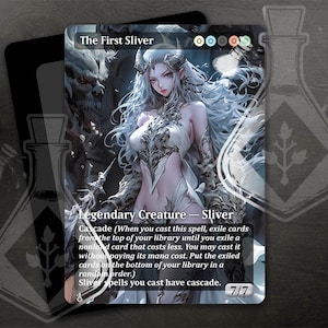The First Sliver - Linda arte alternativa personalizada completa - Linda rainha Waifu de anime