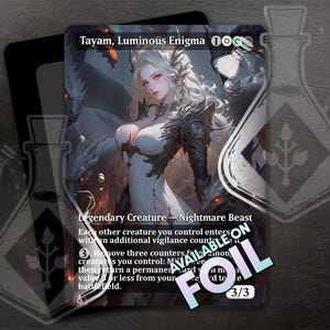 Tayam, Luminous Enigma - Autre art entièrement personnalisé - Beautiful Terror Fiend : gracieux mais redoutable