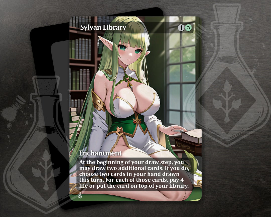 Sylvan Library Gorgeous Alternate Full Custom Art Graceful Arboreal ...