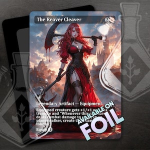 The Reaver Cleaver - Wunderschöne Alternative Full Custom Art - Scarlet Sensenmann: Mistress of Carnage - Waifu Anime