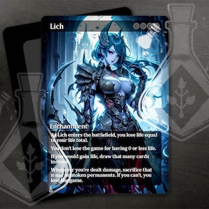 Lich - Incrível arte alternativa personalizada completa - Ethereal Revenant: Exquisite Lady of Undeath - Waifu Anime