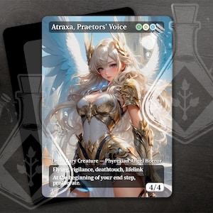 Atraxa, Stimme der Prätoren - Erstaunliche alternative, voll individuelle Kunst - Atemberaubendes Gespenst: Engelshafter Horror, Atemberaubender Schrecken - Waifu