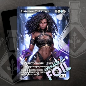 aminatou card sleeves Aminatou, the Fateshifter - #1 Ultimate MTG Proxy