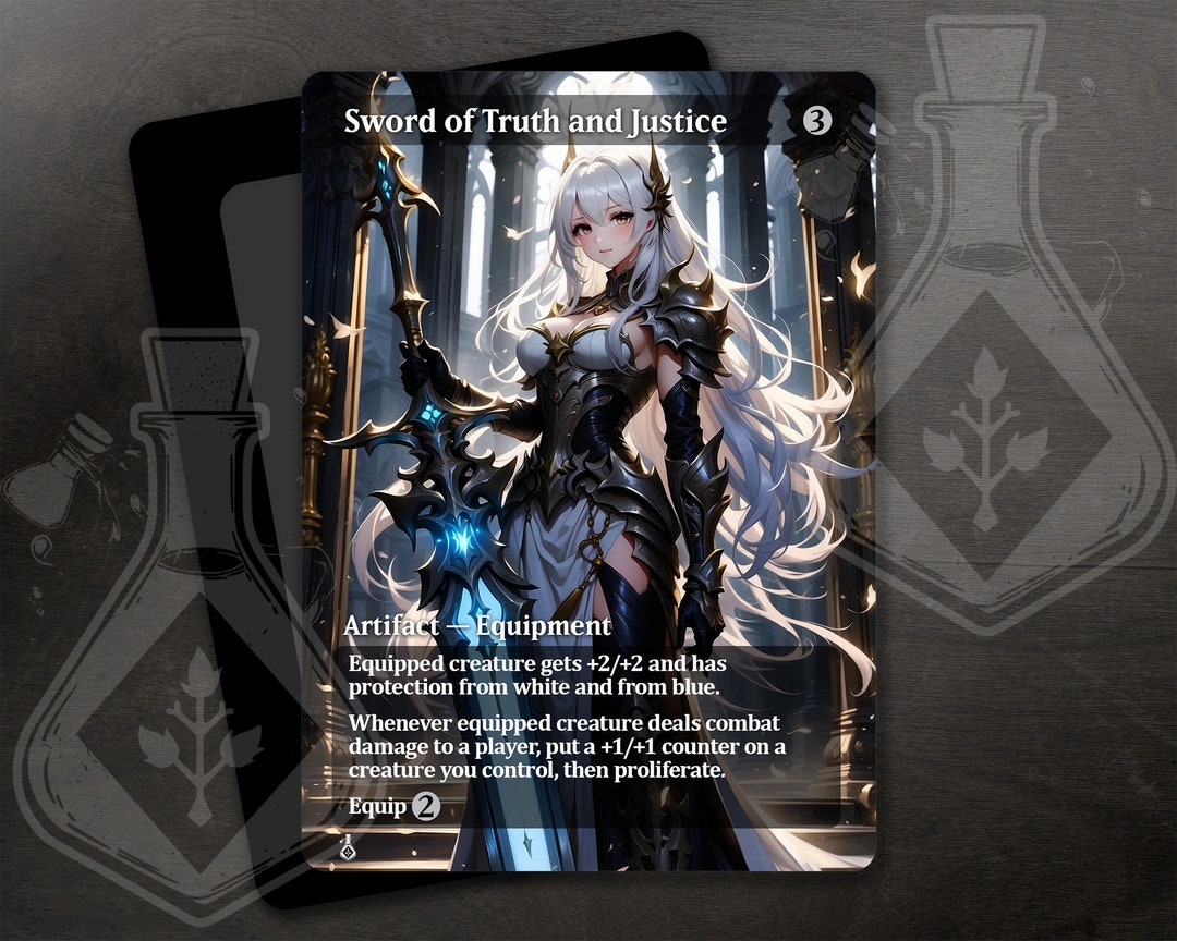 Sword of Truth and Justice Alternate Full Custom Art Blade's(02)