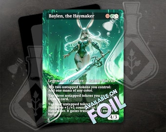 Baylen, the Haymaker - Gorgeous Alternate Full Custom Art - Stunning Battle Bunny: Elegance Meets Power - Waifu Anime