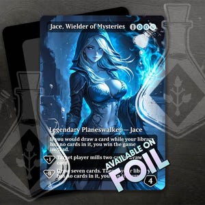 Jace, porteur de mystères - art personnalisé complet alternatif incroyable - gracieux mage bleu : tisserand de sagesse - Anime Waifu