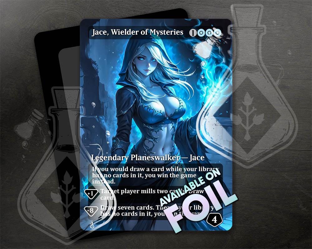 ジェイス・ベレレン イラストカード ポスター Jace beleren mtg - Etsy 日本