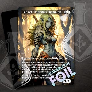 Lae'zel, Vlaakith's Champion - Wunderschöne Alternative, Full Custom Art - Glorreicher Kämpfer: Schönheit und Kampf umschlungen - Waifu Anime