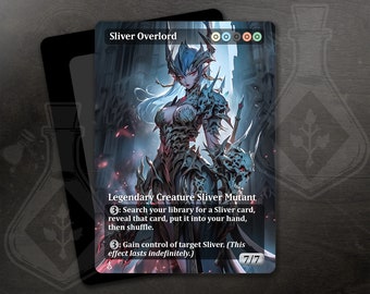Sliver Overlord - Gorgeous Alternate Full Custom Art - Waifu In Spiked Armor