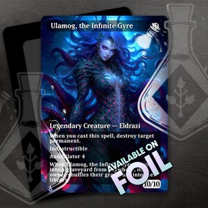 Ulamog, the Infinite Gyre - Gorgeous Alternate Full Custom Art - Stunning Horror Deity: Beauty Meets Terror - Anime Waifu