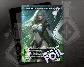 Overlord of the Hauntwoods - Magnífico arte alternativo personalizado completo - Fascinante Nightmare Fiend: la belleza se encuentra con el terror - Anime Waifu