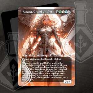 Atraxa, Großartiger Einiger - Erstaunliche Alternative, Full Custom Art - Anime Waifu - Seraphischer Sovereign: Engel unter dem Kommando