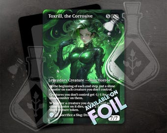 Toxrill, the Corrosive - MTG Proxy Card - Commander Deck, EDH