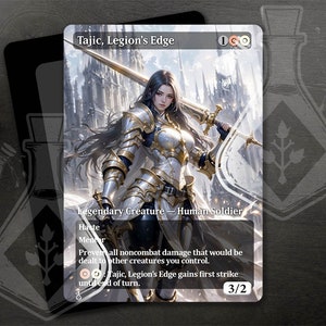 Tajic, Legion's Edge - Art personnalisé complet alternatif magnifique - Noble Beauty : A Knight's Gallant, Graceful Stand - Anime waifu