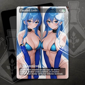 Parallel Lives - Amazing Alternate Full Custom Art - Anime Twin Waifus
