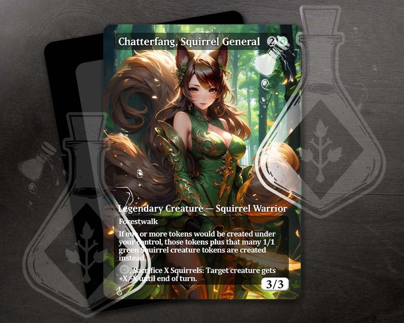 Chatterfang, Squirrel General - Gorgeous Alternate Full Custom Art ...