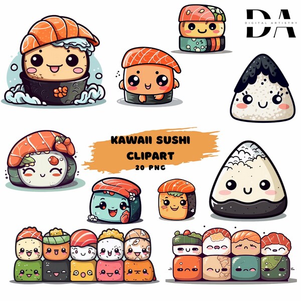 Kawaii Sushi - Etsy