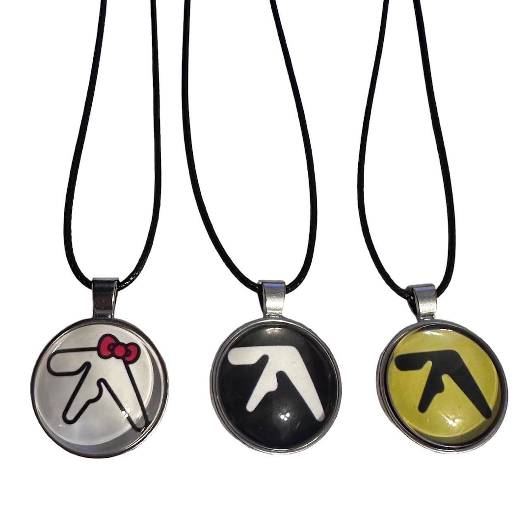 Aphex Twin Logo Pendant Necklace Etsy