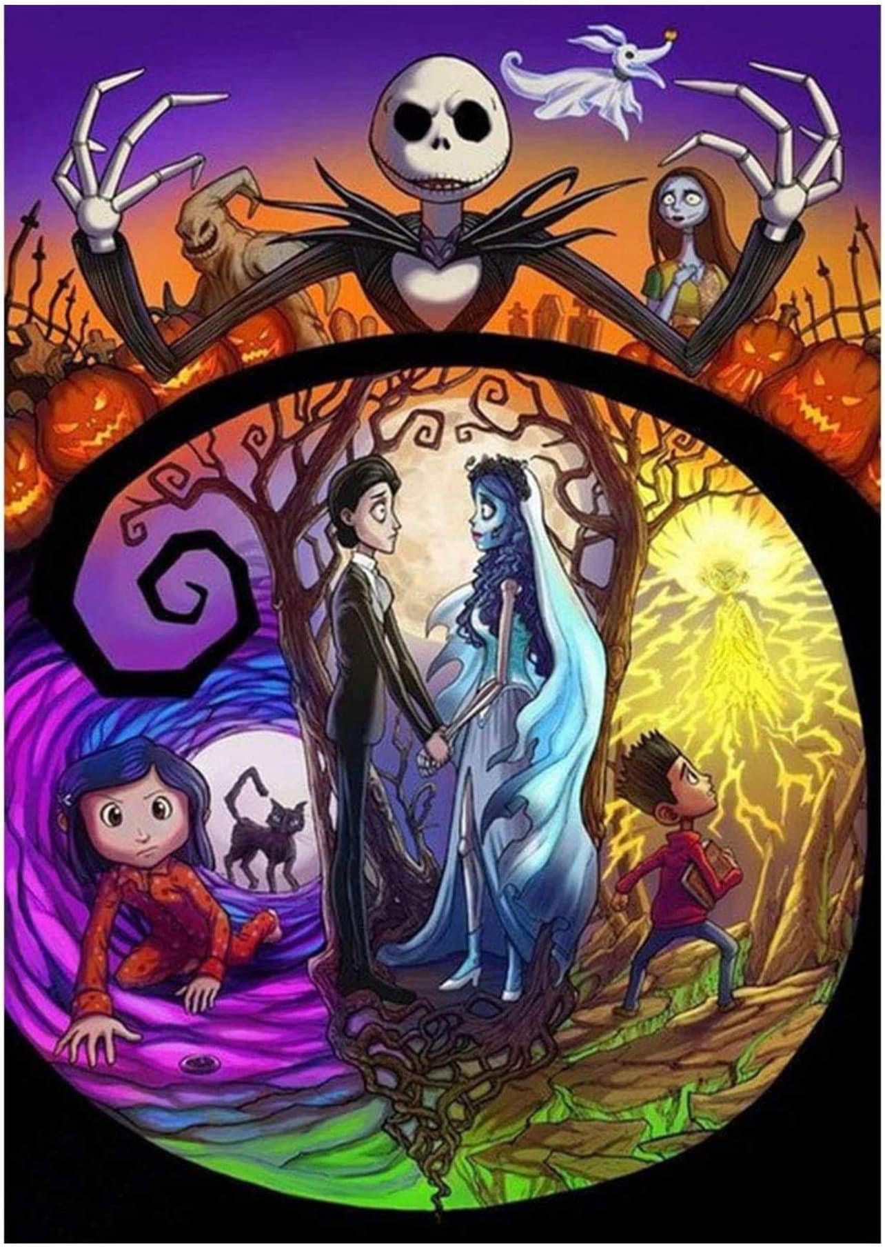 Tim Burton Collage Etsy