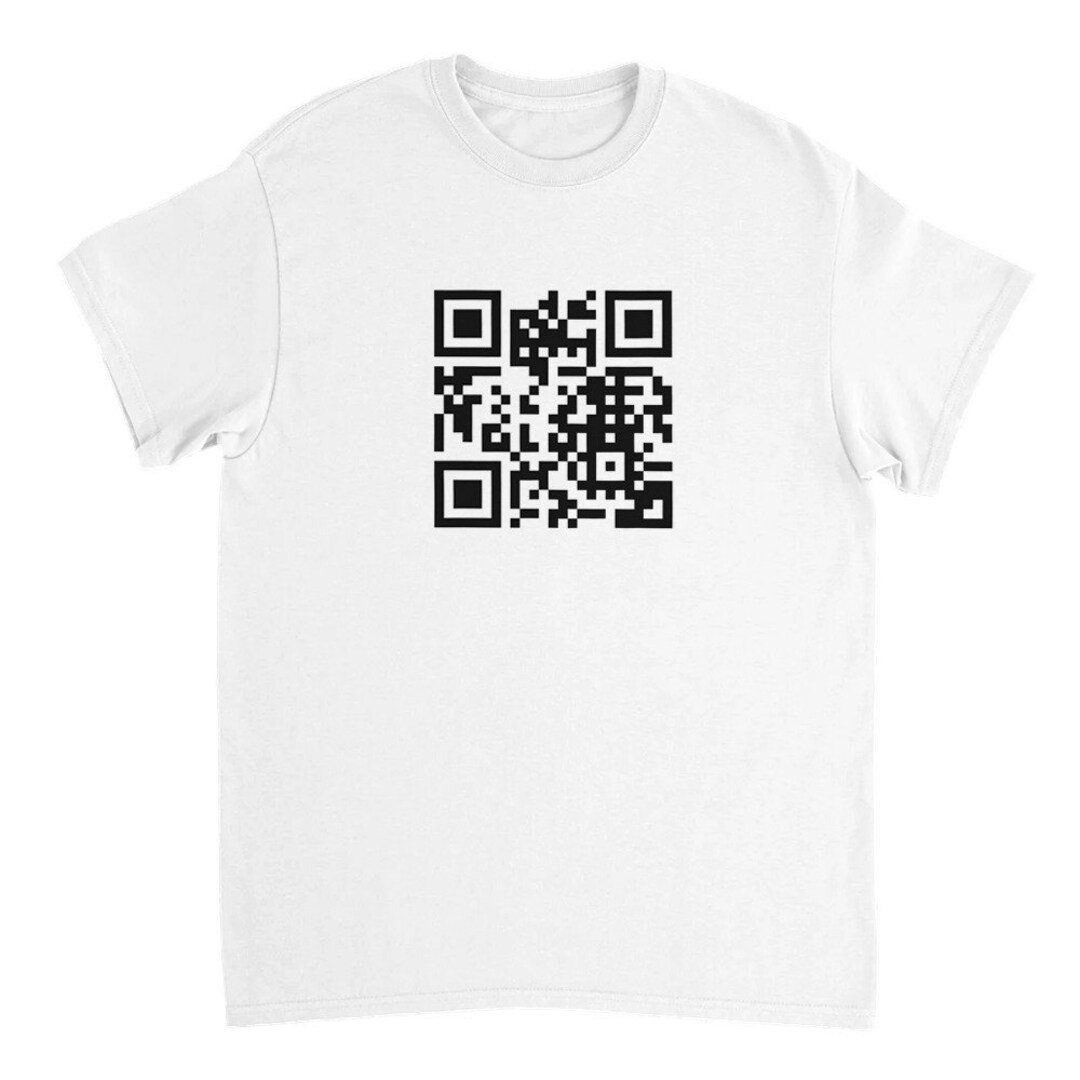 Customizable Qr Code T Shirt FREE SHIPPING Etsy
