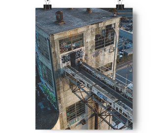 Abandoned Silos Walk Of Fate | Wall Art | Urbex | Architecture | Industrial | San Francisco | Photography Print
