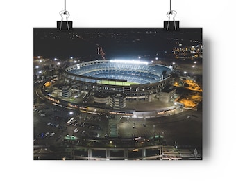 Impresión aérea del estadio Qualcomm: fotografía deportiva de San Diego