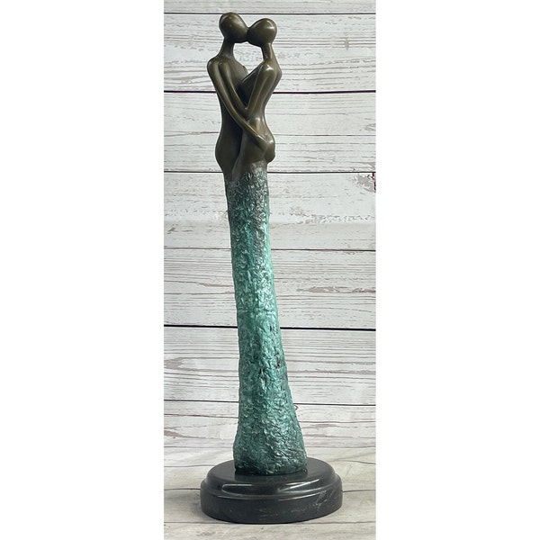 Erster Kuss Abstrakte Moderne Kunst Bronze Skulptur Figur