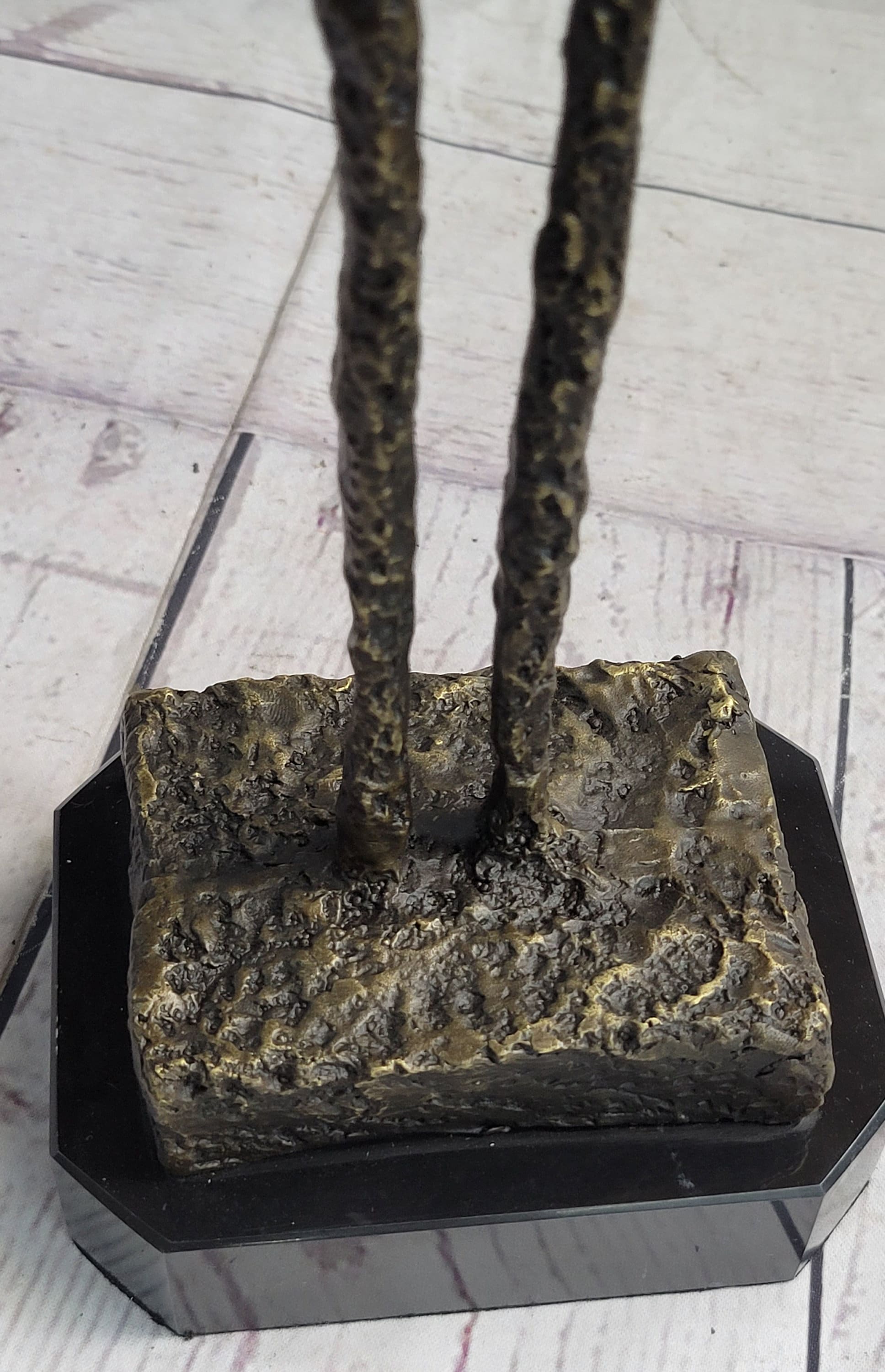 Standing Tall Man Gia Stick Figurine Bronze Sculpture Statue Decor - Etsy