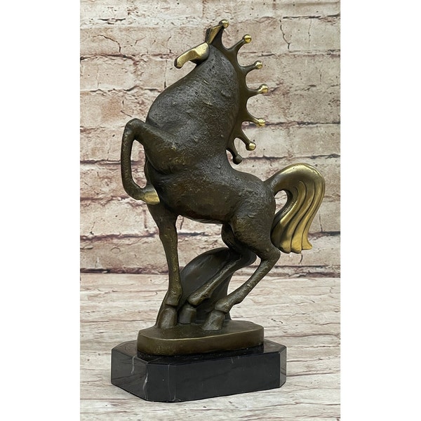 Tang Pferd Abstrakte Moderne Kunst Bronze Statue Deco