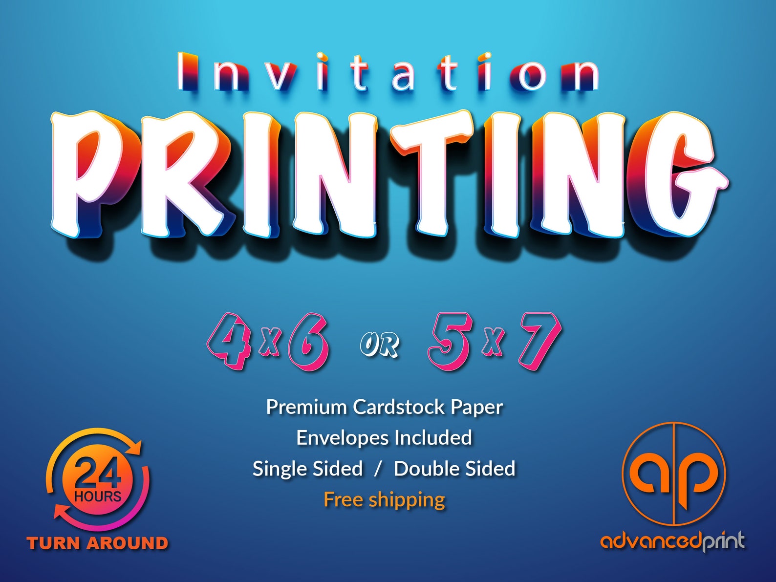 Invitation Printing Service Invitation Printing, Announcement Printing