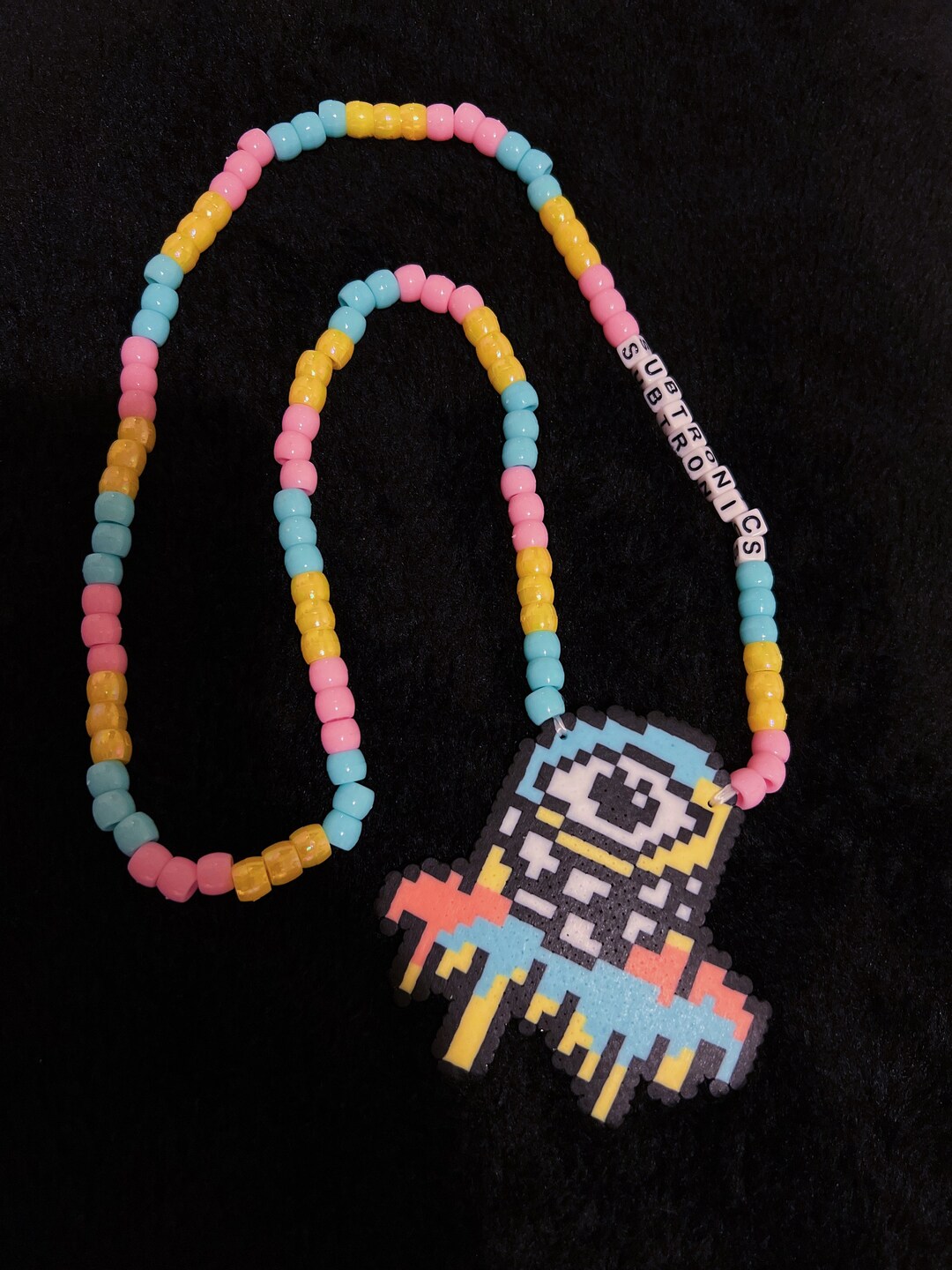 Subtronics Kandi & Perler Necklace Etsy