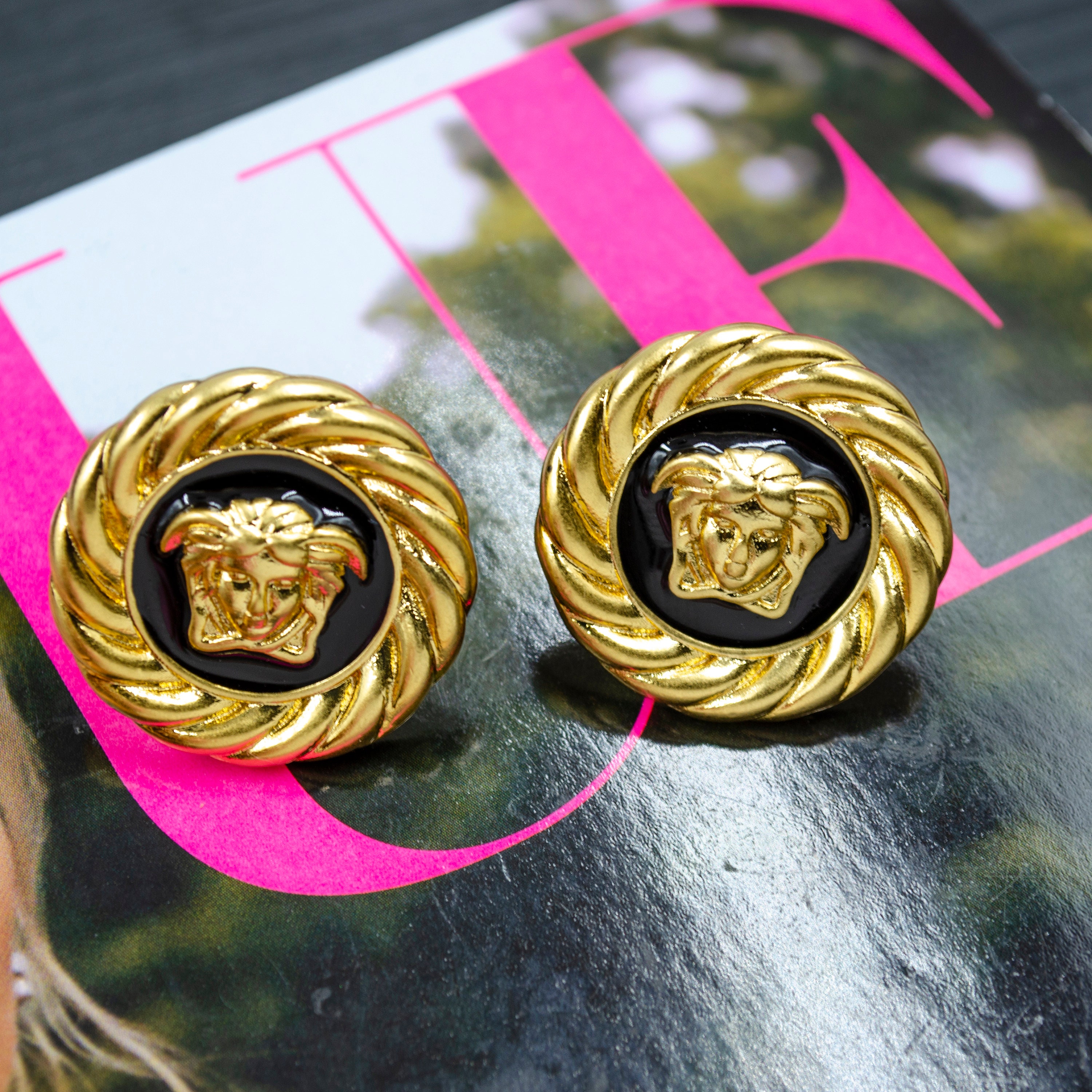 Vintage 2024 versace earrings